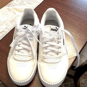 Puma White Athletic Shoes